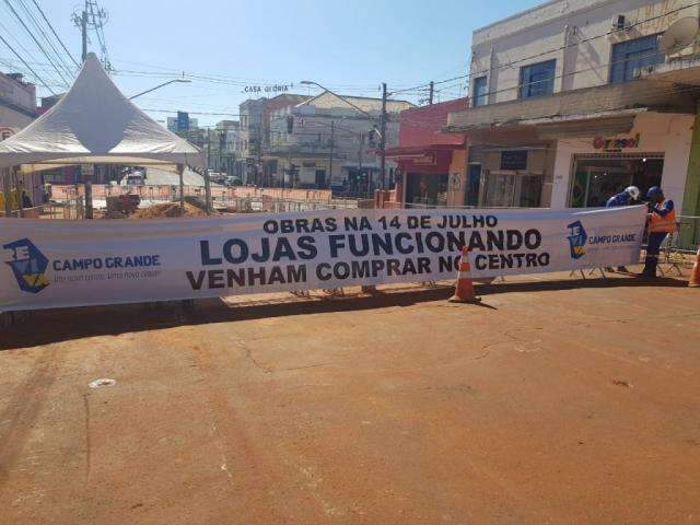 Cal&ccedil;ada da 14 entre C&acirc;ndido Mariano e Maracaju ficar&aacute; fechada para obra