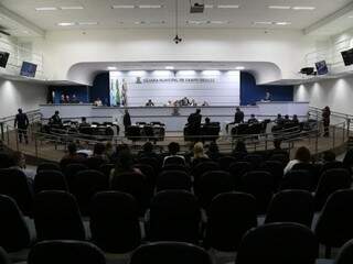 Plenário sessão da Câmara Municipal de Campo Grande. (Foto: Arquivo/Marcos Ermínio).