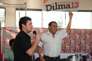 Vicente Lichoti, único vereador do PT, destacou a candidatura de Luiz Tadao durante convenção. (Foto: Almir Portela)