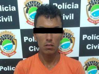 Rapaz foi preso um dia após roubar malote (Divulgação/Polícia Civil)