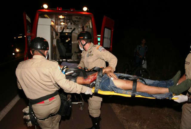  Motorista faz ultrapassagem indevida e atropela soldado na BR-163, em Coxim