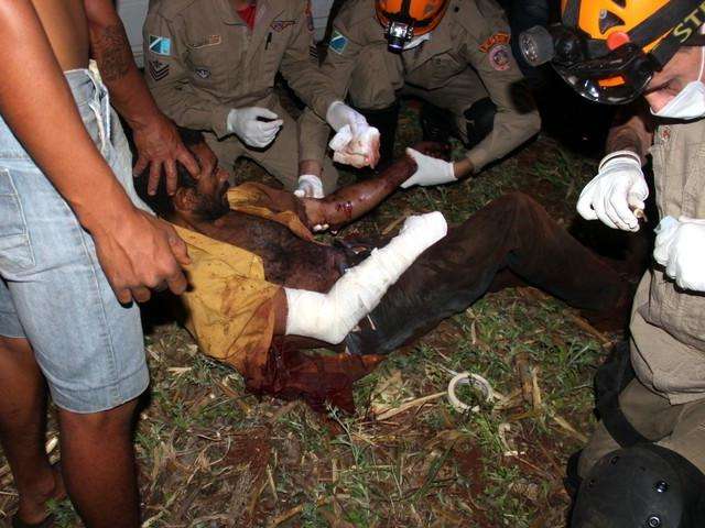 Homem atacado por tamandu&aacute; entrou escondido para pescar em clube