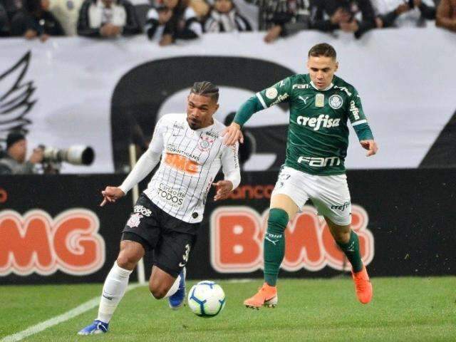Manoel deixa Corinthians na frente, mas Felipe Melo empata para Palmeiras