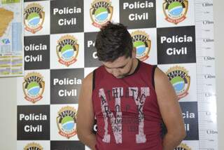 Assaltante Marco Antonio estava preso em Campo Grande desde fevereiro deste ano. (Foto: Paula Vitorino)