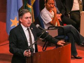 Secretário Antonio Carlos Videira durante abertura da XXI Semana Nacional sobre Drogas (Foto: Henrique Kawaminami)