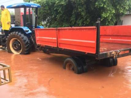 Com 150 mm de chuva, município deve decretar estado de emergência