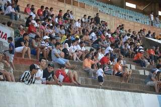 Ao todo, 286 torcedores acompanharam o jogo no Morenão. A renda da partida foi de pouco mais de R$ 2,7 mil.
(Foto: Helton Verão)