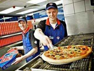 Unidade da pizzaria Domino&#039;s nos EUA. (Foto: Divulgação)