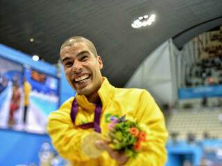 Daniel Dias conquistou nesta quinta-feira a primeira medalha de ouro para o Brasil, em Londres (Foto: Terra)