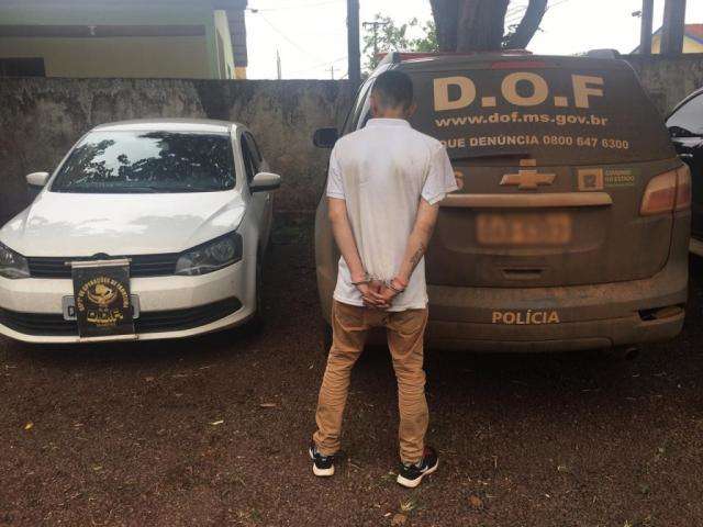DOF prende suspeito e recupera ve&iacute;culo que havia sido roubado no DF 