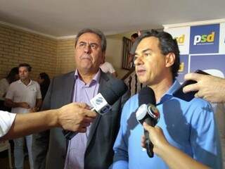 Antônio Lacerda e o prefeito Marquinhos Trad (Foto: Geisy Garnes/Arquivo)