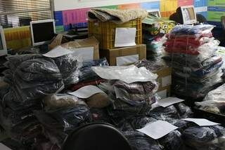 Vários produtos doados pela Receita Federal serão vendidos em bazar para ajudar o Instituto Luther King. (Foto: Divulgação)