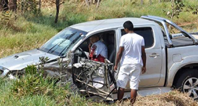  Empres&aacute;rio de Campo Grande tem bra&ccedil;o decepado em acidente na BR-163