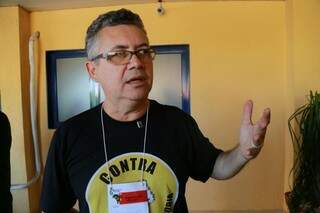 &quot;Precisamos reestruturar o partido em Campo Grande&quot;, defende Agamenon do Prado. (Foto: Marcos Ermínio)