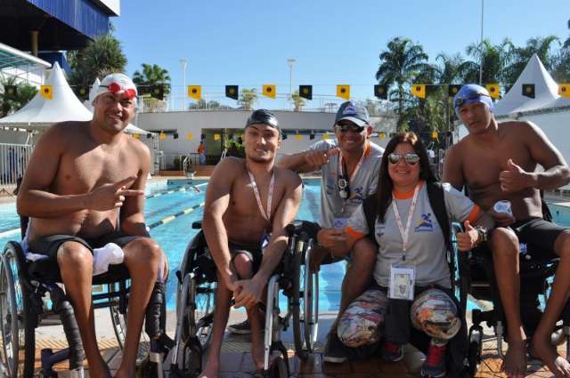 Paratletas de MS comemoram medalhas no atletismo e nata&ccedil;&atilde;o