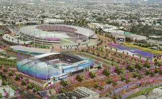 Projeto da cidade de Los Angeles para receber os Jogos Olímpicos de 2028 (Foto: Divulgação)