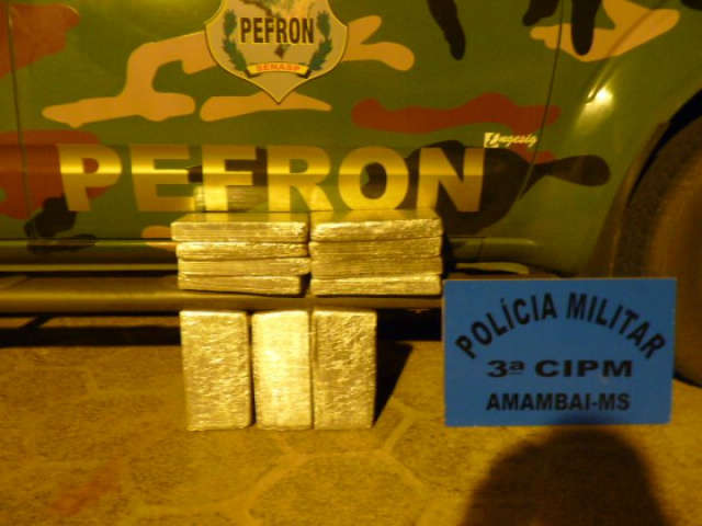  Ind&iacute;genas s&atilde;o flagrados com 14 kg de maconha na MS-289