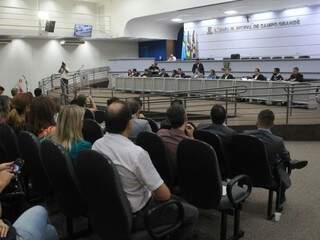 Plenário da Câmara Municipal durante sessão na Casa de Leis. (Foto: Marina Pacheco/Arquivo).