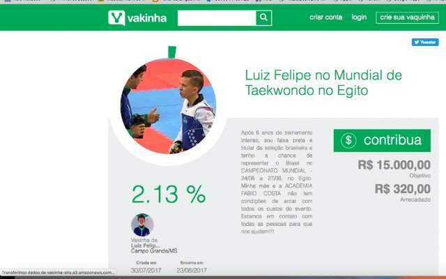 Sem patroc&iacute;nio, atleta faz ped&aacute;gio e vaquinha para disputar Mundial no Egito