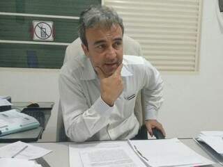 Delegado que investiga o caso, Fábio Sampaio (Foto: Amanda Bogo)