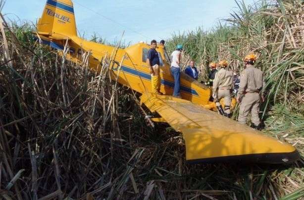 Pane faz piloto pousar avi&atilde;o em meio a planta&ccedil;&atilde;o de cana em Nova Andradina