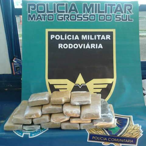  PRE de Amandina apreende droga em &ocirc;nibus que seria levada para S&atilde;o Paulo