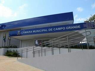 Fachada da Câmara Municipal de Campo Grande. (Foto: Divulgação) 