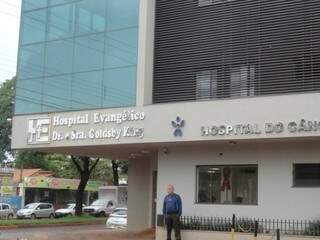 Ala do Hospital Evangélico que atende pacientes com câncer em Dourados (Foto: Dourados Agora)