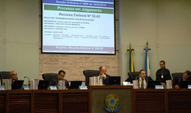 TRE retoma hoje julgamento e prefeito de Bonito pode ser cassado