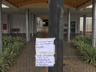 Escola Presidente Vargas não teve aula nesta sexta-feira (Foto: Rafael Coca/MS em Foco)