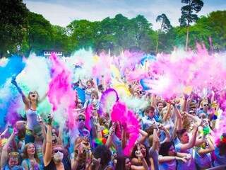Pelo segundo ano consecutivo, o festival mais colorido do mundo vem à capital. (Foto: Divulgação Internet)