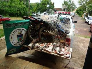 Irregularidades envolvendo a pesca são o principal motivo de autuações da PMA em MS. (Foto: Polícia Militar Ambiental)