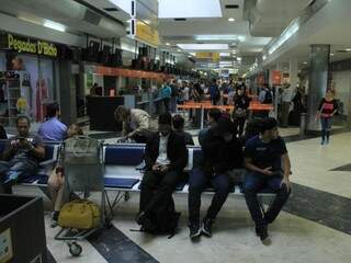 Terminal de passageiros do Aeroporto de Campo Grande (Foto: Marina Pacheco)