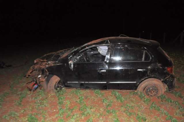 M&atilde;e e filha se ferem durante capotamento na BR-163; mulher est&aacute; na Santa Casa