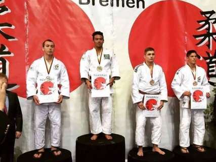 Judoca de Campo Grande conquista medalha de prata em torneio na Alemanha