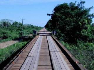 Ponte recuperada pelo Governo Estadual no Pantanal Sul-mato-grossense (Foto: divulgação / governo)