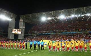 Chile e Austrália se enfrentaram na primeira partida sediada em Cuiabá (Foto: Cameron Spencer/Fifa)