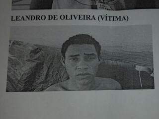 Leandro de Oliveira, o &#039;HB 20&#039;, teria mandado matar Richard e foi morto a pedradas e queimado em lixão do Noroeste (Foto: Reprodução/Polícia Civil)