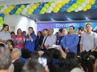 Reinaldo foi à convenção do PSD, onde apoio à reeleição foi referendado. (Foto: Fernando Antunes)