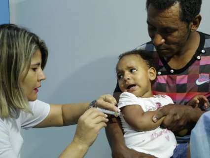 Até dia 25, crianças de 0 a 5 anos devem ser vacinadas contra sarampo