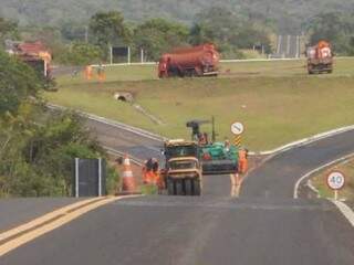 Rodovia em Porto Murtinho foi listada no estudo. (Foto: CNT) 