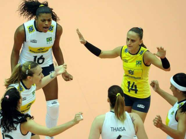  Brasil bate Cuba por 3 a 0 no Grand Prix feminino de v&ocirc;lei