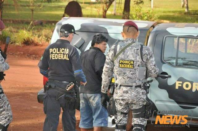  Opera&ccedil;&atilde;o policial na reserva de Dourados prende tr&ecirc;s pessoas