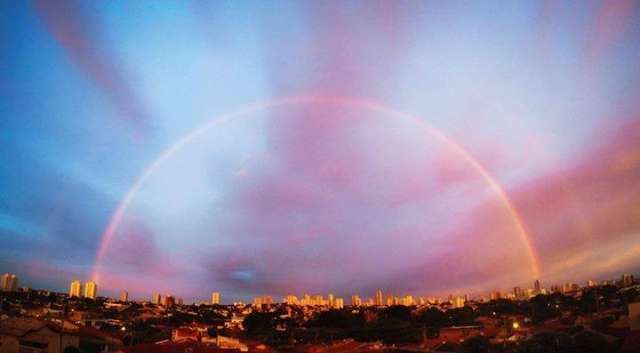 Foto de dia colorido por arco-íris vence concurso e leva iPad Mini
