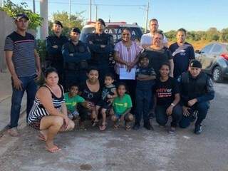 João foi escoltado pela Polícia Militar até Campo Grande. (Foto: Giselli Figueiredo)