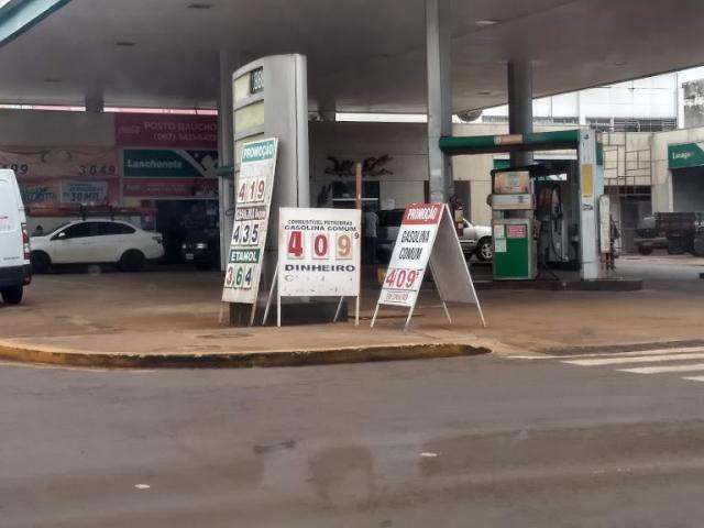 Com fim de promo&ccedil;&otilde;es, gasolina chega a R$ 4,28 no interior de MS