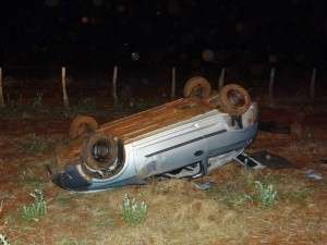 Capotagem mata homem de 32 anos e deixa dois feridos na MS-477