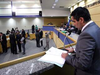 Vereador Herculano Borges, relator do projeto, justificou a não inclusão das emendas. (Foto: Divulgação)