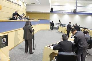 Vereadores mantiveram o veto na sessão desta quarta-feira (Foto: Marcos Ermínio)