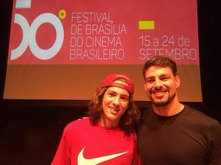 Eduardo e Cauã este ano no Festival de Brasília.
